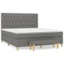 Boxspringbett mit dunkelgrauer Stoffmatratze 160x200 cm von vidaXL, Betten und Lattenroste - Ref: Foro24-3137406, Preis: 615,...