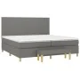 Box spring bed with dark gray fabric mattress 200x200 cm by vidaXL, Beds and slatted bases - Ref: Foro24-3137022, Price: 737,...