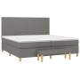 Boxspringbett mit dunkelgrauer Stoffmatratze 200x200 cm von vidaXL, Betten und Lattenroste - Ref: Foro24-3137022, Preis: 738,...