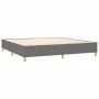 Box spring bed with dark gray fabric mattress 200x200 cm by vidaXL, Beds and slatted bases - Ref: Foro24-3137022, Price: 737,...