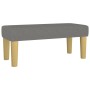 Cama box spring con colchón tela gris oscuro 90x190 cm de vidaXL, Camas y somieres - Ref: Foro24-3137118, Precio: 341,63 €, D...