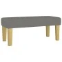 Cama box spring con colchón tela gris oscuro 100x200 cm de vidaXL, Camas y somieres - Ref: Foro24-3137374, Precio: 382,83 €, ...