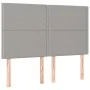 Cama box spring con colchón tela gris claro 140x200 cm de vidaXL, Camas y somieres - Ref: Foro24-3137077, Precio: 501,16 €, D...