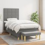 Boxspringbett mit dunkelgrauer Stoffmatratze 90x200 cm von vidaXL, Betten und Lattenroste - Ref: Foro24-3137126, Preis: 383,6...