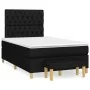 Box spring bed with black fabric mattress 120x200 cm by vidaXL, Beds and slatted bases - Ref: Foro24-3137383, Price: 441,44 €...