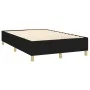Box spring bed with black fabric mattress 120x200 cm by vidaXL, Beds and slatted bases - Ref: Foro24-3137383, Price: 441,44 €...