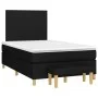 Box spring bed with black fabric mattress 120x200 cm by vidaXL, Beds and slatted bases - Ref: Foro24-3136983, Price: 417,43 €...