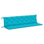 Garden bench cushions 2 pcs turquoise fabric 200x50x7 cm by vidaXL, Cushions for chairs and sofas - Ref: Foro24-361753, Price...
