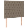 Box spring bed with taupe gray fabric mattress 120x200 cm by vidaXL, Beds and slatted bases - Ref: Foro24-3137385, Price: 467...
