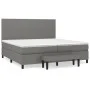 Box spring bed with dark gray fabric mattress 200x200 cm by vidaXL, Beds and slatted bases - Ref: Foro24-3136462, Price: 766,...