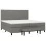 Box spring bed with dark gray fabric mattress 200x200 cm by vidaXL, Beds and slatted bases - Ref: Foro24-3136462, Price: 766,...
