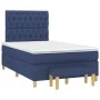 Box spring bed with blue fabric mattress 120x200 cm by vidaXL, Beds and slatted bases - Ref: Foro24-3137387, Price: 463,45 €,...