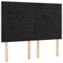 Cama box spring colchón y LED terciopelo negro 140x200 cm de vidaXL, Camas y somieres - Ref: Foro24-3136187, Precio: 456,16 €...