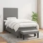 Box spring bed with dark gray fabric mattress 80x200 cm by vidaXL, Beds and slatted bases - Ref: Foro24-3136390, Price: 372,2...