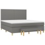 Boxspringbett mit dunkelgrauer Stoffmatratze 180x200 cm von vidaXL, Betten und Lattenroste - Ref: Foro24-3137014, Preis: 672,...