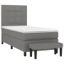 Box spring bed with dark gray fabric mattress 80x200 cm by vidaXL, Beds and slatted bases - Ref: Foro24-3136550, Price: 402,3...