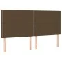Box spring bed with dark brown fabric mattress 200x200 cm by vidaXL, Beds and slatted bases - Ref: Foro24-3137104, Price: 724...