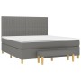 Boxspringbett mit dunkelgrauer Stoffmatratze 180x200 cm von vidaXL, Betten und Lattenroste - Ref: Foro24-3137334, Preis: 673,...
