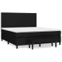 Box spring bed with black fabric mattress 180x200 cm by vidaXL, Beds and slatted bases - Ref: Foro24-3136775, Price: 644,76 €...
