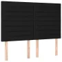 Box spring bed with black fabric mattress 140x200 cm by vidaXL, Beds and slatted bases - Ref: Foro24-3137239, Price: 542,90 €...