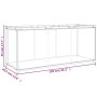 Aufbewahrungsbox aus schwarzem Stoff, 105 x 34,5 x 45 cm von vidaXL, Aufbewahrungskisten - Ref: Foro24-343148, Preis: 28,23 €...