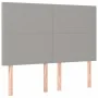 Cama box spring con colchón tela gris claro 140x190 cm de vidaXL, Camas y somieres - Ref: Foro24-3136989, Precio: 558,63 €, D...