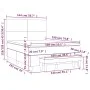 Cama box spring con colchón tela gris claro 140x190 cm de vidaXL, Camas y somieres - Ref: Foro24-3136989, Precio: 558,63 €, D...