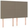 Cama box spring con colchón tela gris taupe 140x200 cm de vidaXL, Camas y somieres - Ref: Foro24-3137001, Precio: 540,43 €, D...