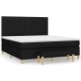 Box spring bed with black fabric mattress 180x200 cm by vidaXL, Beds and slatted bases - Ref: Foro24-3137175, Price: 673,79 €...