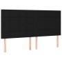 Box spring bed with black fabric mattress 180x200 cm by vidaXL, Beds and slatted bases - Ref: Foro24-3137175, Price: 673,79 €...