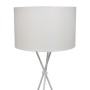 Lámpara de pie con pantalla y soporte blanco de vidaXL, Lámparas - Ref: Foro24-240902, Precio: 58,71 €, Descuento: %