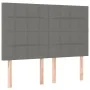 Cama box spring con colchón tela gris oscuro 140x190 cm de vidaXL, Camas y somieres - Ref: Foro24-3137150, Precio: 556,84 €, ...
