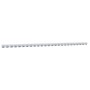Vorhangschiene aus silbernem Edelstahl 1 m von vidaXL, Vorhänge und Gardinen - Ref: Foro24-153875, Preis: 19,32 €, Rabatt: %