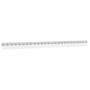 Vorhangschiene aus silbernem Edelstahl 1 m von vidaXL, Vorhänge und Gardinen - Ref: Foro24-153875, Preis: 19,32 €, Rabatt: %