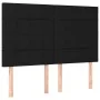 Box spring bed with black fabric mattress 140x190 cm by vidaXL, Beds and slatted bases - Ref: Foro24-3137151, Price: 502,23 €...