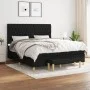 Boxspringbett mit schwarzer Stoffmatratze 180x200 cm von vidaXL, Betten und Lattenroste - Ref: Foro24-3137415, Preis: 665,80 ...