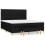 Box spring bed with black fabric mattress 180x200 cm by vidaXL, Beds and slatted bases - Ref: Foro24-3137415, Price: 666,93 €...