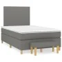 Box spring bed with dark gray fabric mattress 120x200 cm by vidaXL, Beds and slatted bases - Ref: Foro24-3136982, Price: 423,...