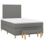 Cama box spring con colchón tela gris oscuro 120x200 cm de vidaXL, Camas y somieres - Ref: Foro24-3136982, Precio: 429,04 €, ...