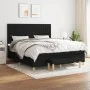Cama box spring con colchón tela negro 180x200 cm de vidaXL, Camas y somieres - Ref: Foro24-3137335, Precio: 660,31 €, Descue...