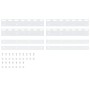 Connection plates 4 units stainless steel silver 28 cm by vidaXL, Curtains and curtains - Ref: Foro24-153877, Price: 12,97 €,...