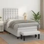 Boxspringbett mit weißer Kunstledermatratze 90x190 cm von vidaXL, Betten und Lattenroste - Ref: Foro24-3137642, Preis: 364,68...