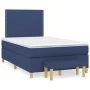 Box spring bed with blue fabric mattress 120x200 cm by vidaXL, Beds and slatted bases - Ref: Foro24-3137067, Price: 432,49 €,...