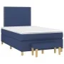 Box spring bed with blue fabric mattress 120x200 cm by vidaXL, Beds and slatted bases - Ref: Foro24-3137067, Price: 432,49 €,...