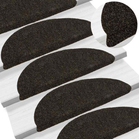 Felpudos autoadhesivos para escaleras, 15 unidades, 56 x 17 x 3