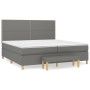 Boxspringbett mit dunkelgrauer Stoffmatratze 200x200 cm von vidaXL, Betten und Lattenroste - Ref: Foro24-3137102, Preis: 705,...