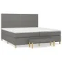 Boxspringbett mit dunkelgrauer Stoffmatratze 200x200 cm von vidaXL, Betten und Lattenroste - Ref: Foro24-3137102, Preis: 693,...