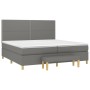 Boxspringbett mit dunkelgrauer Stoffmatratze 200x200 cm von vidaXL, Betten und Lattenroste - Ref: Foro24-3137102, Preis: 705,...