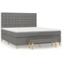 Box spring bed with dark gray fabric mattress 180x200 cm by vidaXL, Beds and slatted bases - Ref: Foro24-3137494, Price: 656,...