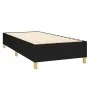 Box spring bed with black fabric mattress 90x190 cm by vidaXL, Beds and slatted bases - Ref: Foro24-3137359, Price: 322,15 €,...
